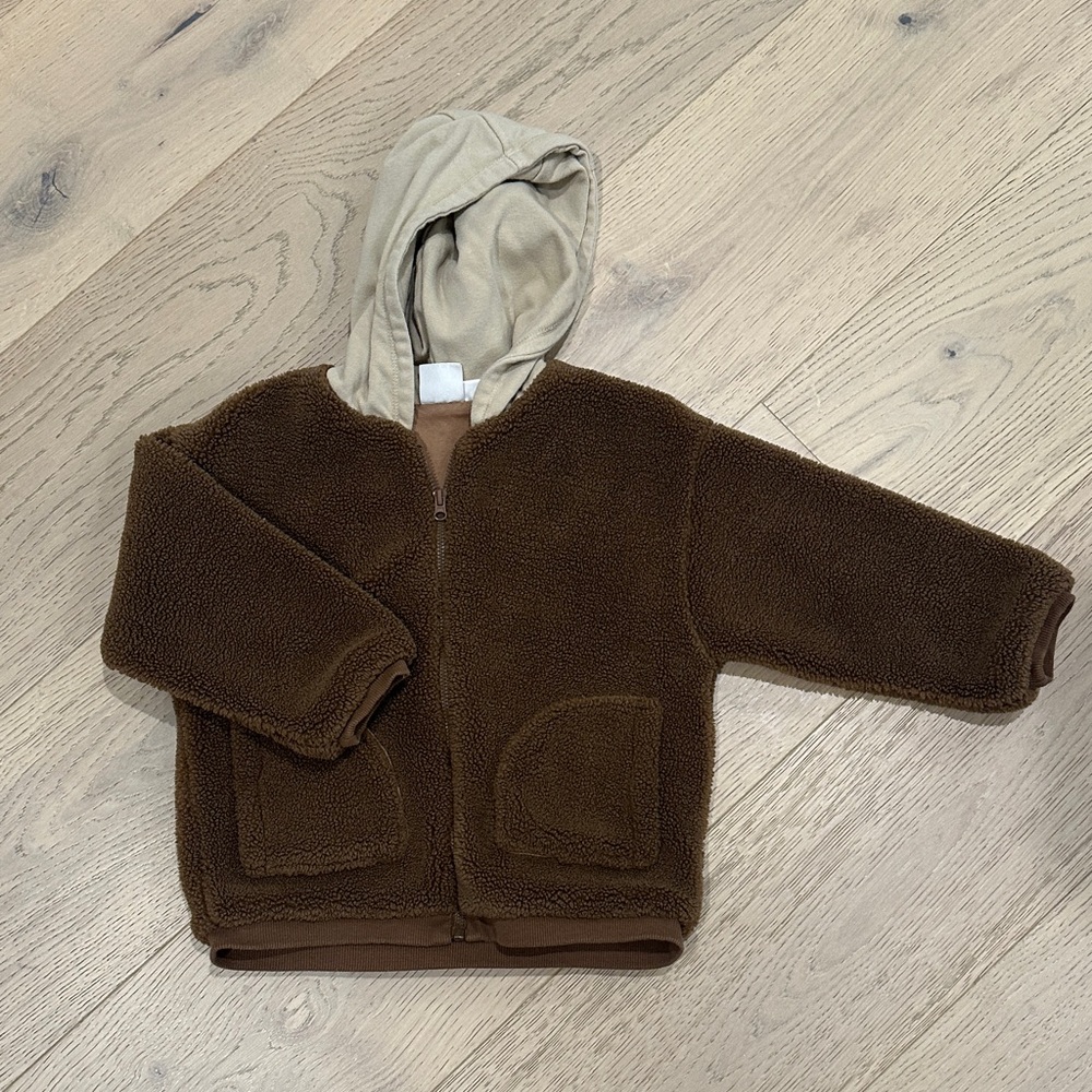 Zara Fleece Hooded Jacket